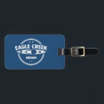 Eagle Creek Oregon Kayaking Luggage Tag<br><div class="desc">Eagle Creek is a tributary of the Clackamas River in the western slopes of the Cascade Range in northwest Oregon.</div>