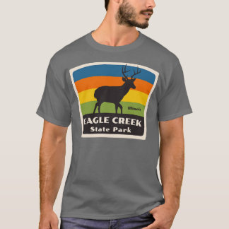 Eagle Creek State Park Illinois Roaming Deer T-Shirt