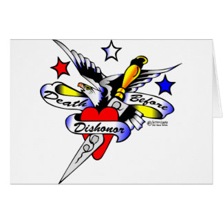 Eagle, Dagger & Heart Old Skool Tattoo