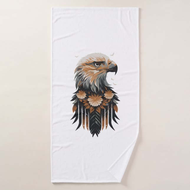 Eagle Design Bath Towel (Bath Towel)
