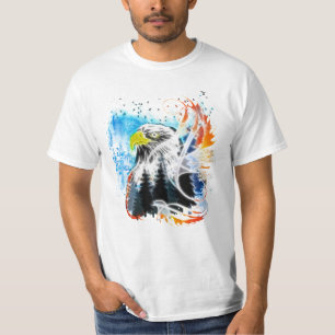 Eagle Design-fractalius T-Shirt