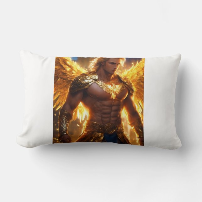 Eagle design lumbar cushion (Front)