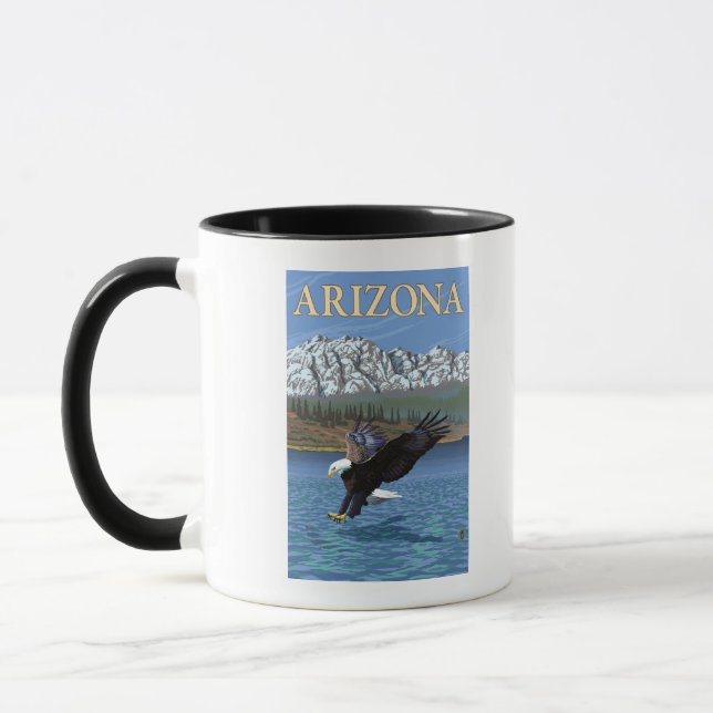 Eagle DivingArizona Mug (Left)