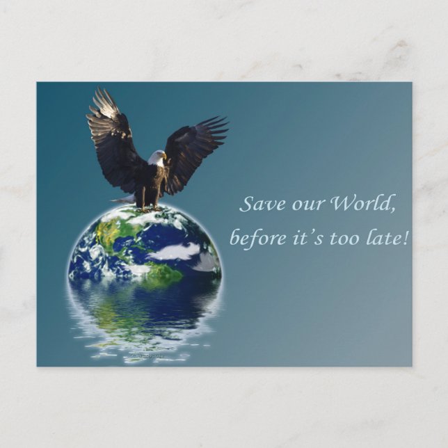 Eagle Earth Day Series Postcard (Front)