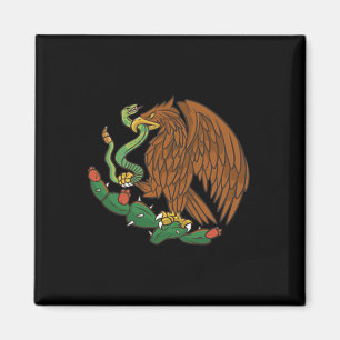 Eagle Emblem Mexico Mexican Flag Cinco De Mayo Mex Magnet