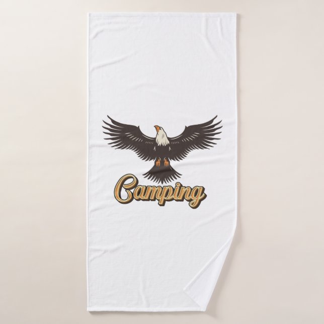 Eagle Embrace - Adventure, Freedom & Inspiration Bath Towel (Bath Towel)