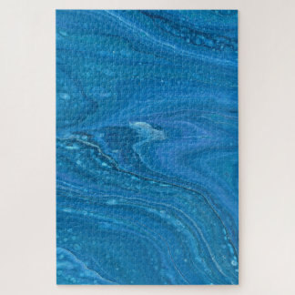 Eagle Eye 3 Cool Blue Abstract Puzzle