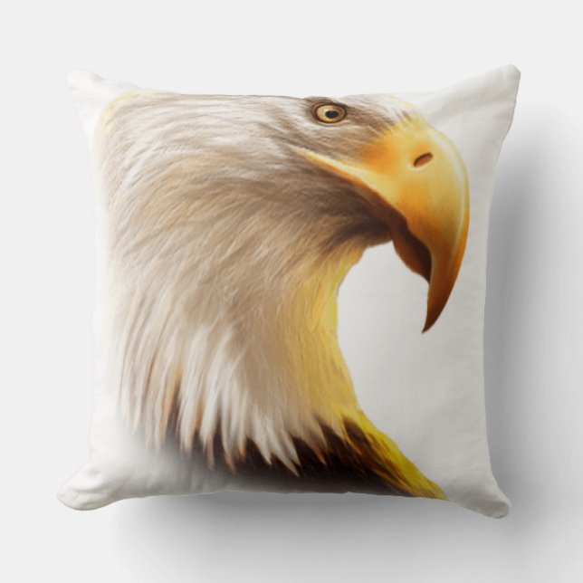 Eagle face  cushion (Front)
