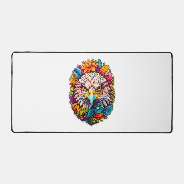 Eagle Face Desk Mat (Front)