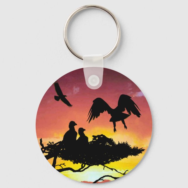 Eagle family key ring (Front)