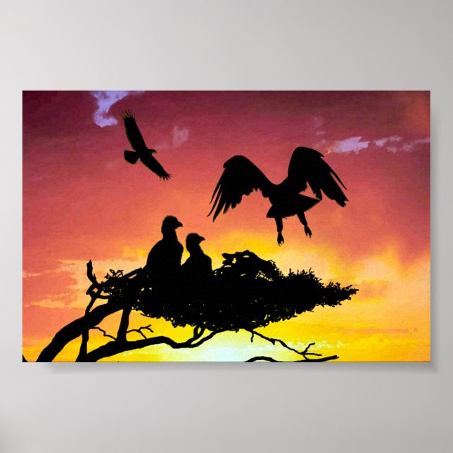 Eagle family poster (Front)