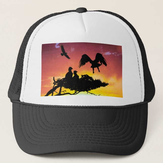 Eagle family trucker hat (Front)