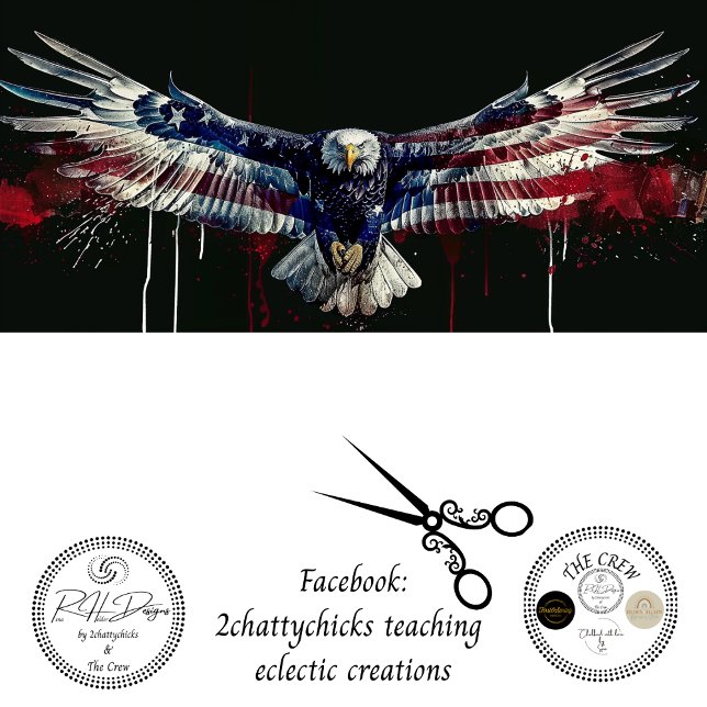 Eagle Flag Street Art Paint Decoupage Tissue Paper (Creator Uploaded)