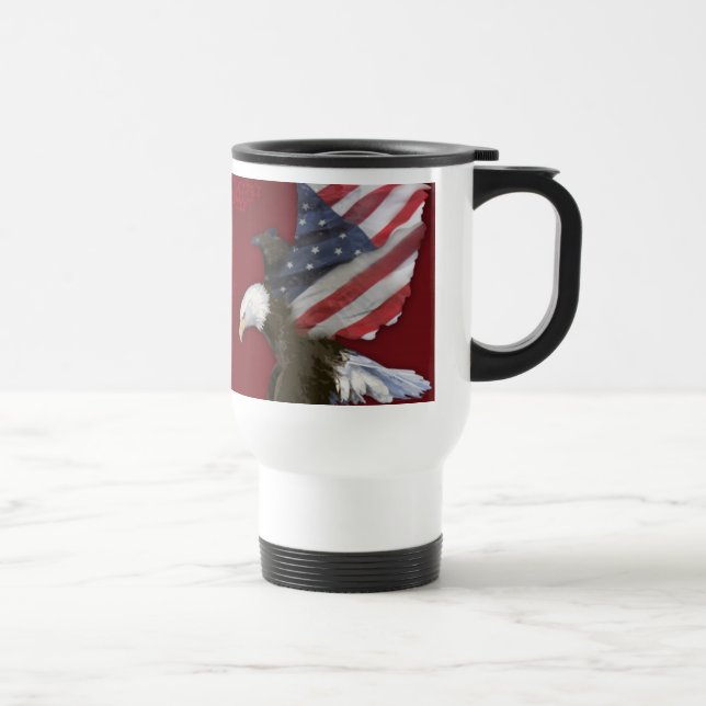 Eagle Flag Travel Mug (Right)