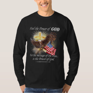 Eagle Flag Usa Christian Patriot One Nation Under T-Shirt