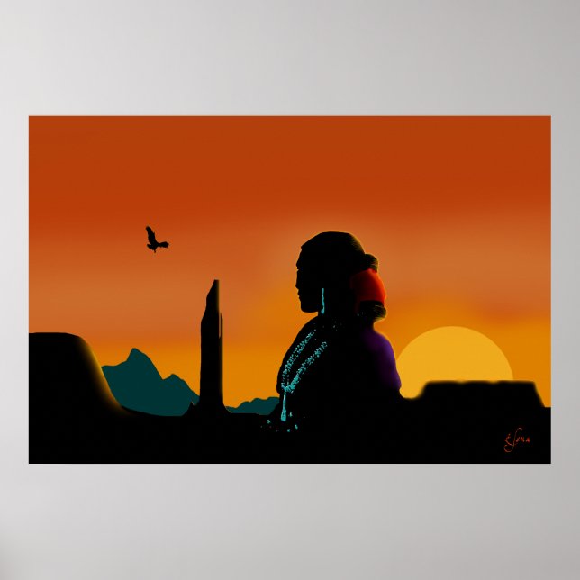 Eagle Gaze Poster (Front)