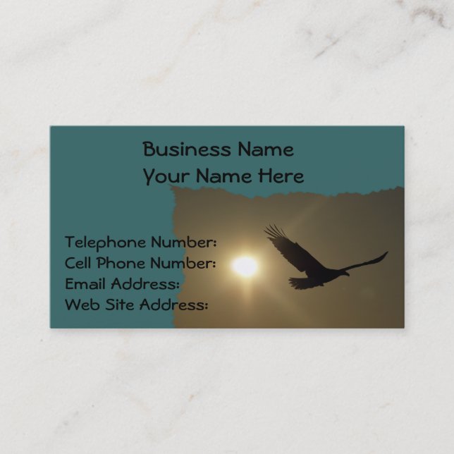 EAGLE & GOLDEN SUNLIGHT Business Cards (Front)