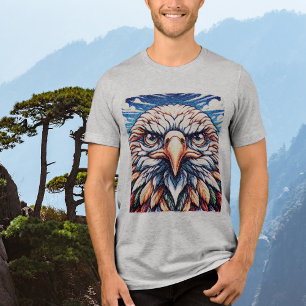 Eagle Graphic T-Shirt Tri-Blend Shirt