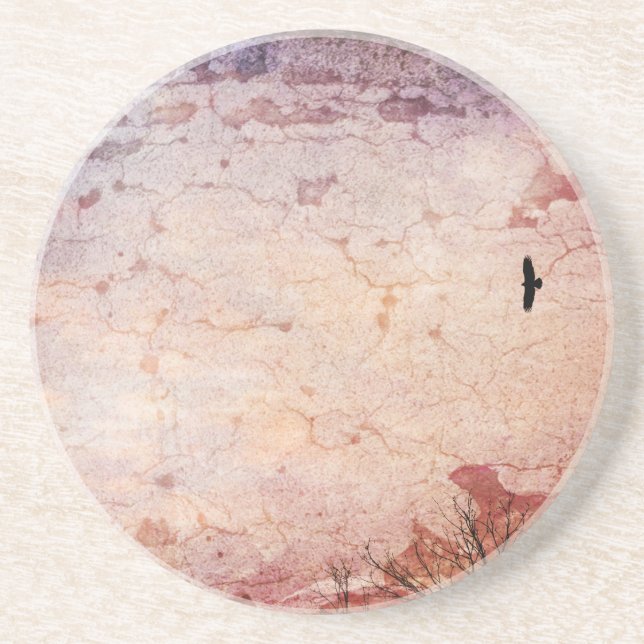 Eagle Grunge Coaster (Front)