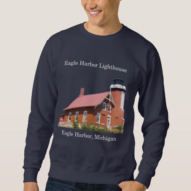 Eagle Harbour Lighthouse dark shirt (Front)