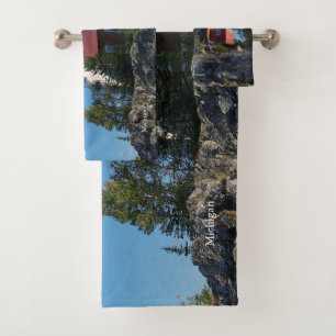 Eagle Harbour Lighthouse towel set