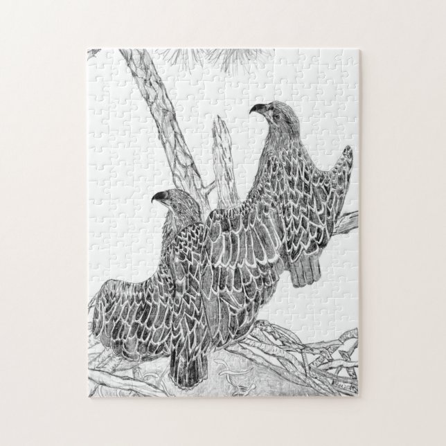 EAGLE HARRIET + M HOME STRONG BECOMING A BIG EAGLE JIGSAW PUZZLE (Vertical)