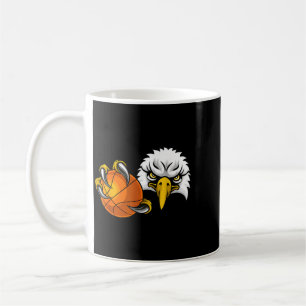 Eagle Hawk Basball Ball Bald Eagles Cartoon Coffee Mug