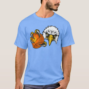 Eagle Hawk Basketball Ball Bald Eagles Cartoon gif T-Shirt