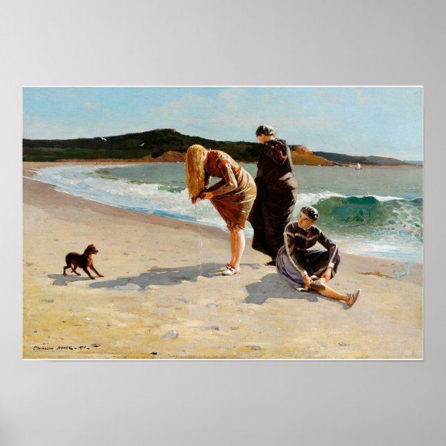 Eagle Head, Massachusetts- Winslow Homer Poster (Front)