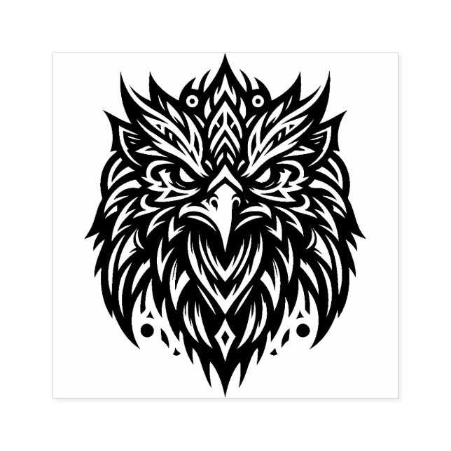 Eagle Head  Rubber Stamp (Imprint)