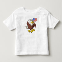 Eagle holding flag at 4th July | choose back colou