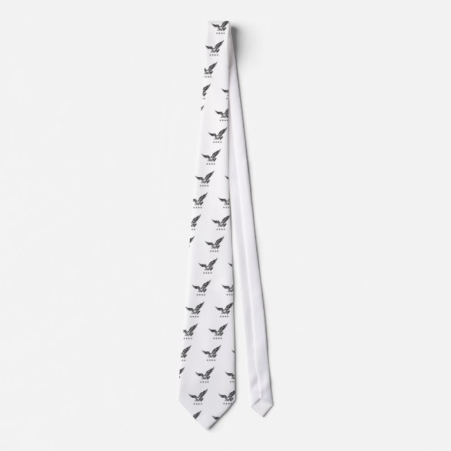 Eagle in Chinese Characters Tie (Front)