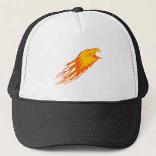 Eagle in Flames Trucker Hat