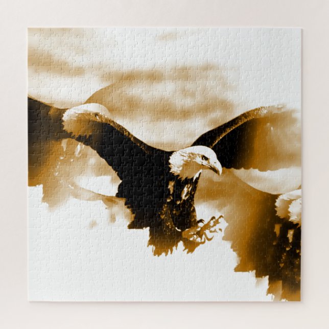Eagle in Flight Art Jigsaw Puzzle (Vertical)