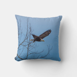 Eagle In Flight Cushion