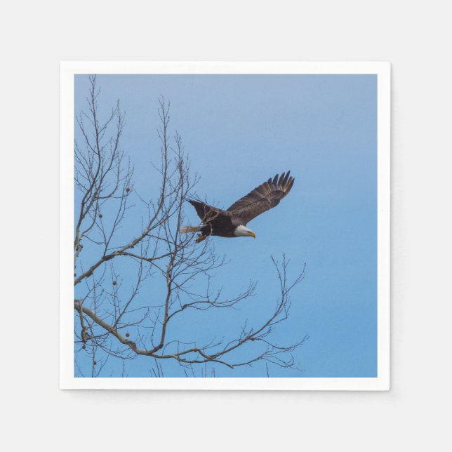 Eagle In Flight Napkin (Front)