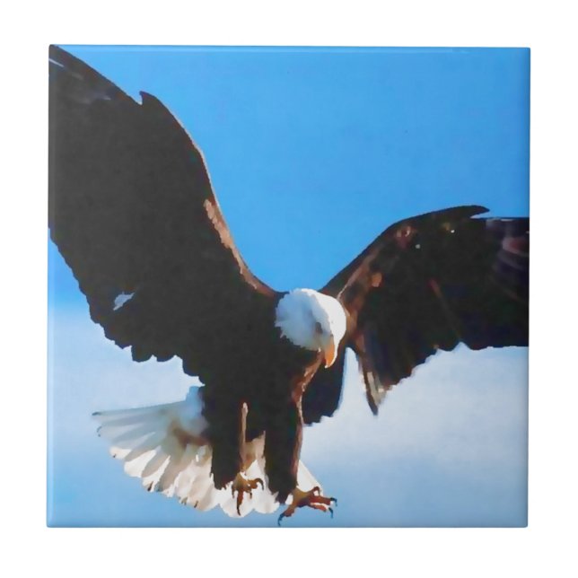 Eagle in Flight Tile (Front)