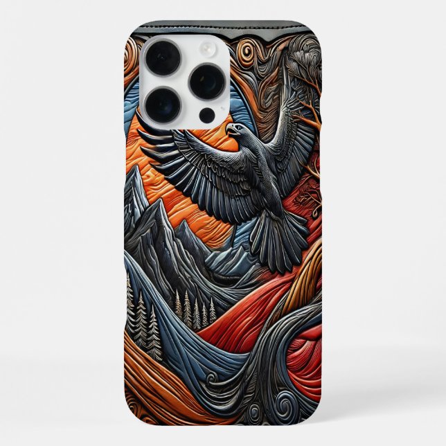 Eagle in Nature iPhone Case (Back)