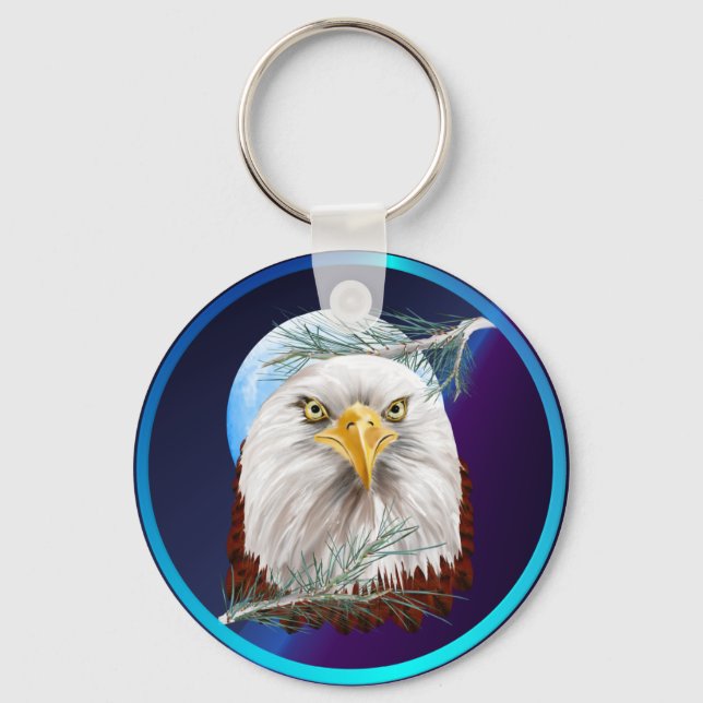 Eagle In The Pines  Keychains (Front)