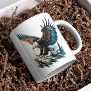 Eagle in Watercolor Coffee Mug