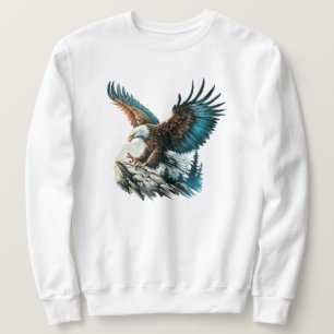 Eagle in Watercolor Sweatshirt