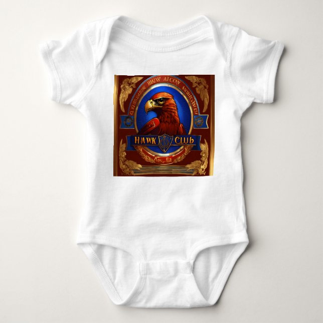 Eagle is a symbol of courage baby bodysuit (Front)