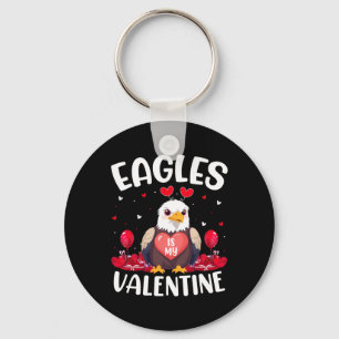 Eagle Is My Valentine Love Hearts Eagle Bird Valen Key Ring