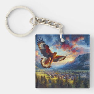 Eagle Key Ring