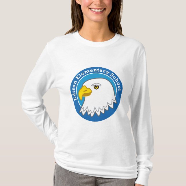 Eagle Ladies Hoodie T-Shirt (Front)