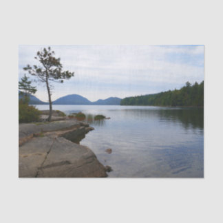 Eagle Lake at Acadia National Park Tissue Paper