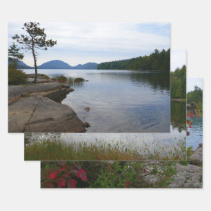 Eagle Lake at Acadia National Park Wrapping Paper Sheet