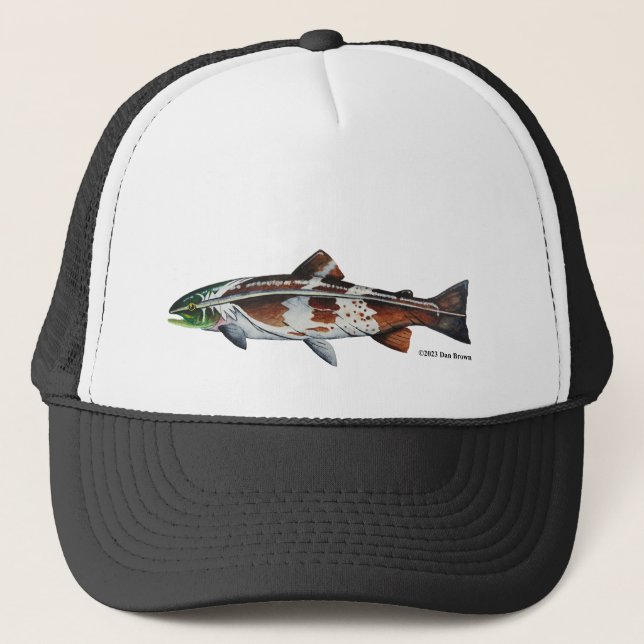 Eagle Lake Golden Rainbow Trout (Golden);  Trucker Hat (Front)
