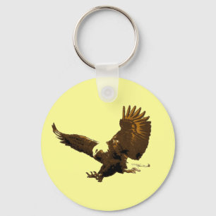 Eagle Landing Key Ring