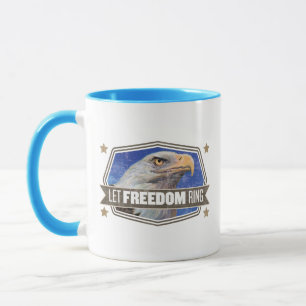 Eagle-Let Freedom Ring Mug